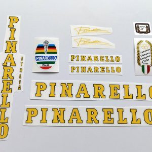 Pinarello V1 yellow bicycle decal set Bicals