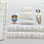 Pinarello V2 white bicycle decal set Bicals