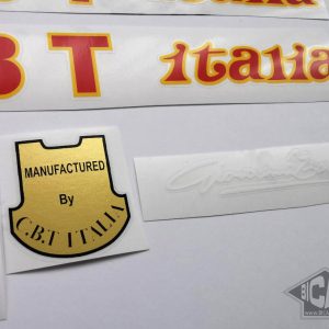 CBT Italia 80s yellow leters decal set BICALS