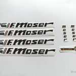 Moser 51 151 bicycle decal set Black letters BICALS