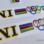Magni PEP black letters bicycle decal set