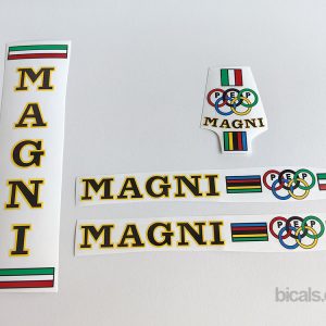 Magni PEP black letters bicycle decal set