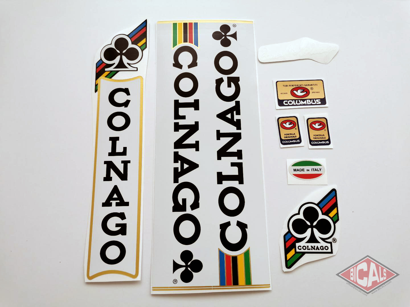 Vintage Colnago Super Or Mexico Decal Set - 1970s Choice - Made For Restoration