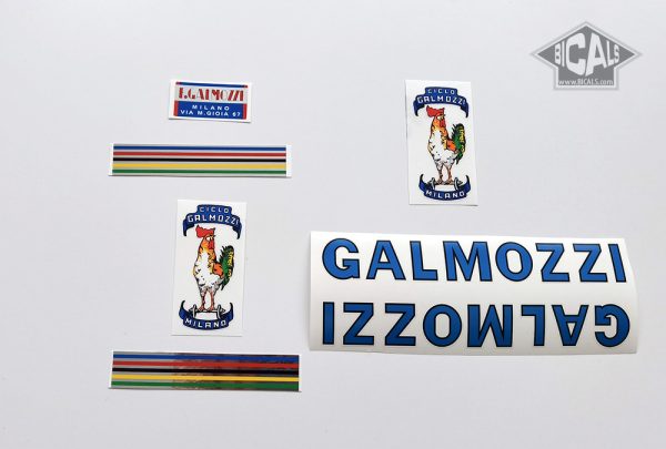 Galmozzi Milano Italy Cicli decal set for bicycle