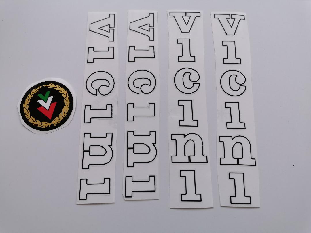 Vicini white decal set BICALS