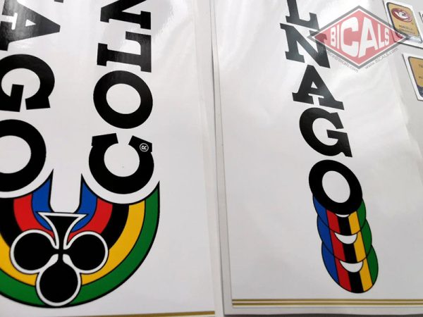 Colnago 80s white panel decal set BICALS