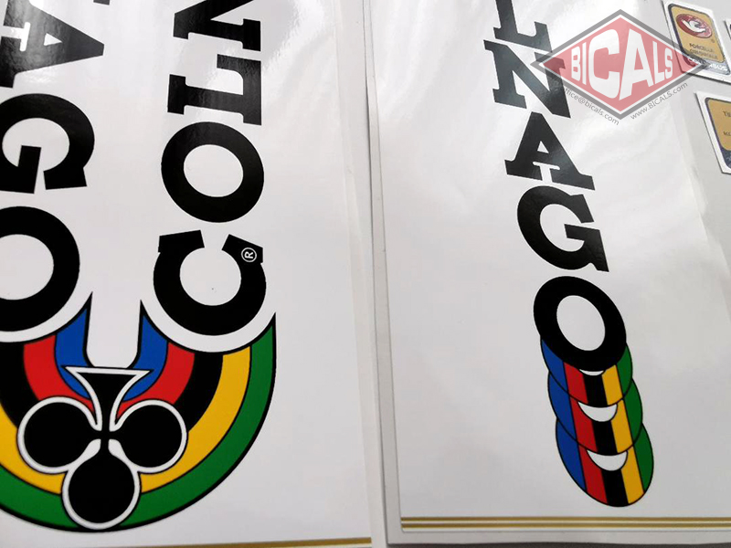 Colnago 80s white panel decal set BICALS 2