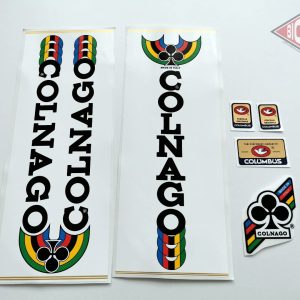 Colnago 80s white panel decal set BICALS