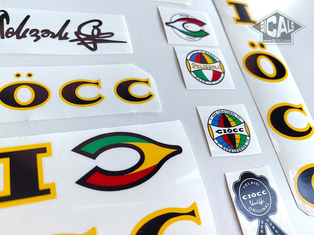 Ciocc-San-Cristobal-black-letters-yellow-outline-decal-set-BICALS1