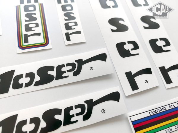 Moser Cicli, bicycle decal set V3