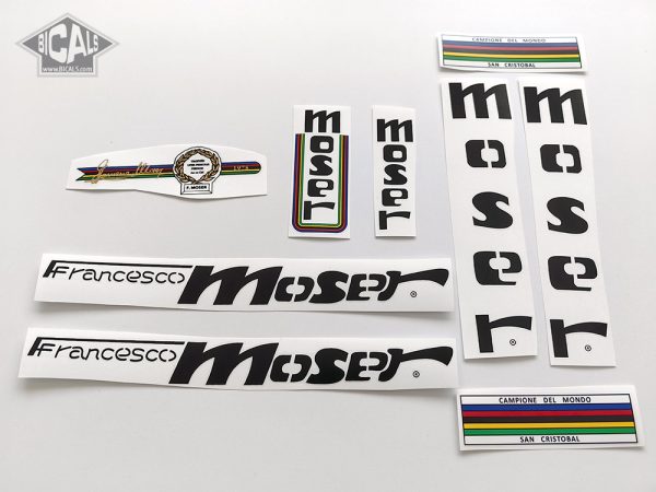 Moser Cicli, bicycle decal set V3