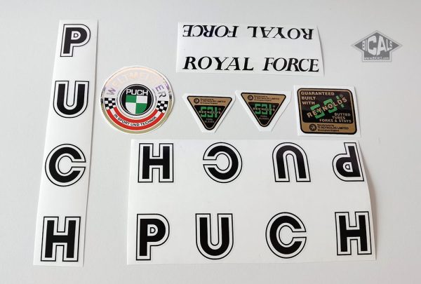 Puch Royal Force Fahrrad aufkleber, bicycle decal set BICALS