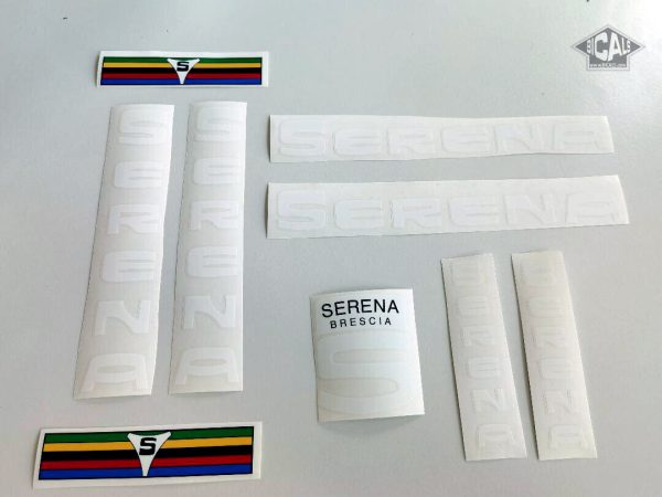 Serena Brescia cicli, bicycle decal set BICALS