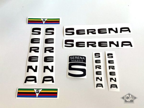 Serena Brescia cicli, bicycle decal set BICALS